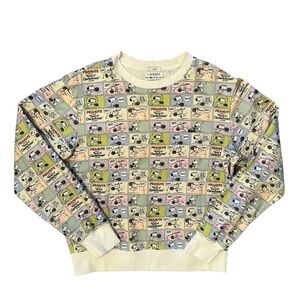 Lacoste Peanuts Graphic Unisex Sweater - Multicolor, Medium